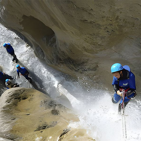 Where can you go canyoning in the Basque Country?