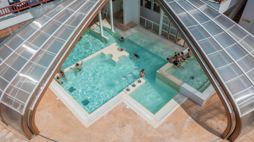 campign piscine chauffee espelette