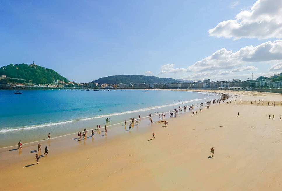 die Bucht von La Concha